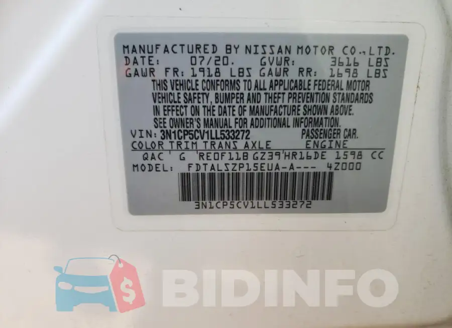 3N1CP5CV1LL533272 Photo# 13