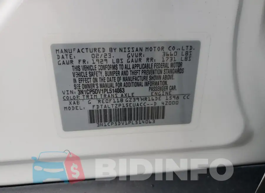 3N1CP5DV1PL514063 Photo# 13