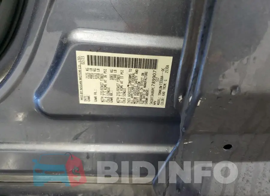 5N1BT3AB6PC789907 Photo# 13