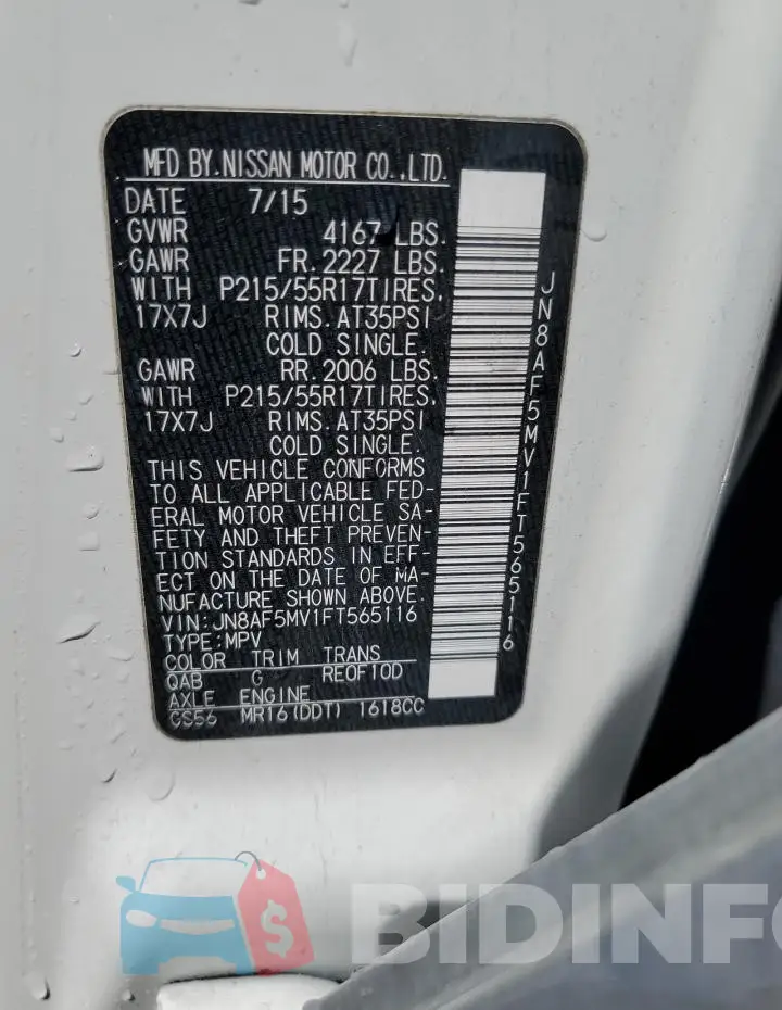 JN8AF5MV1FT565116 Photo# 12