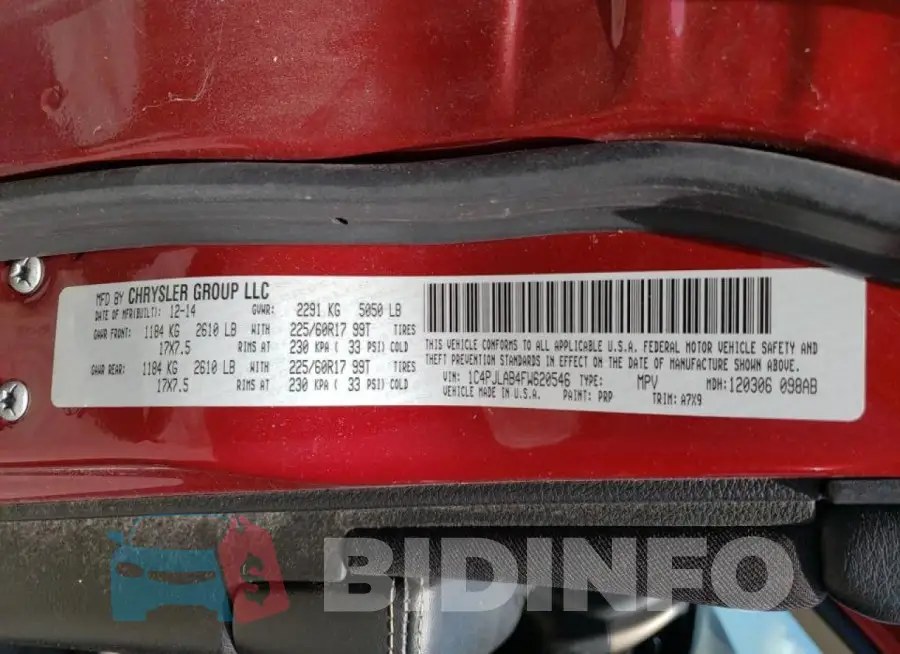 1C4PJLAB4FW620546 Photo# 14