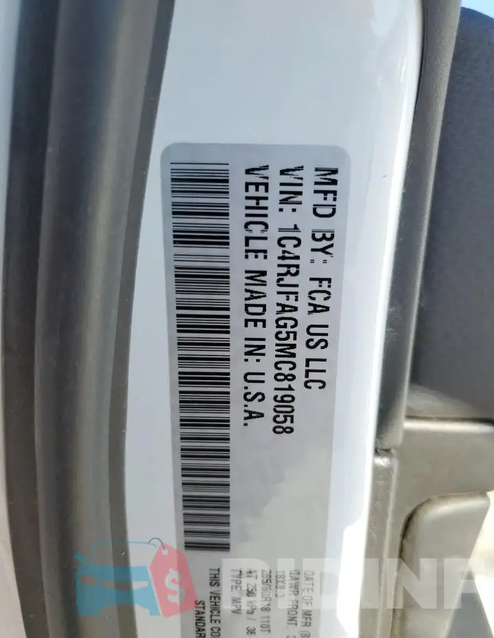 1C4RJFAG5MC819058 Photo# 13