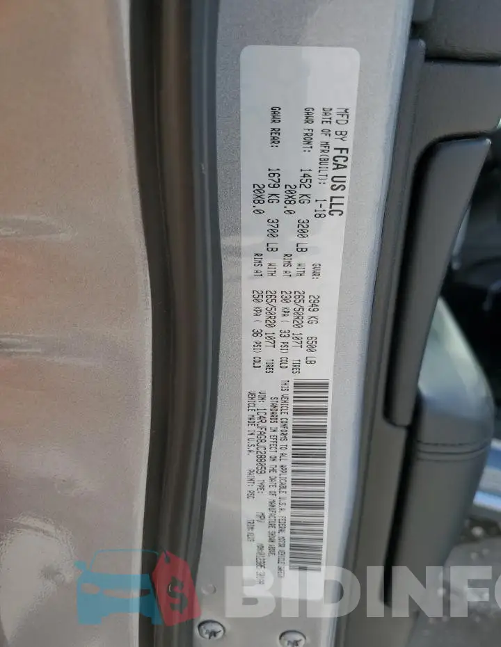 1C4RJFAG8JC288059 Photo# 12