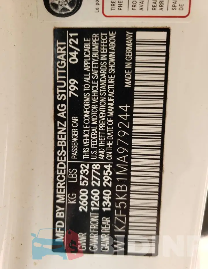 W1KZF5KB1MA979244 Photo# 13