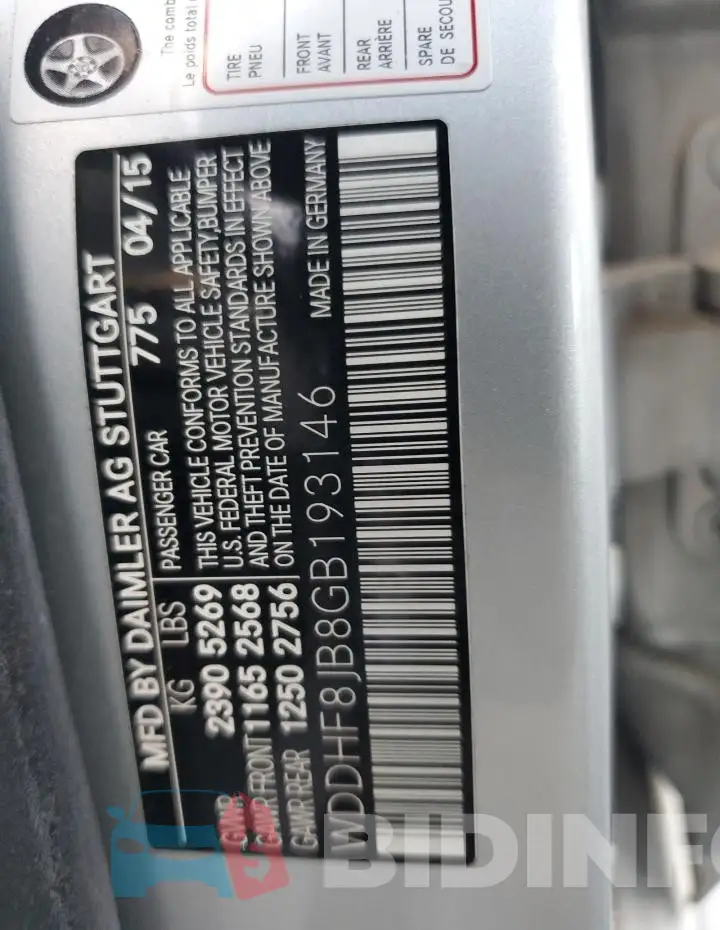 WDDHF8JB8GB193146 Photo# 13