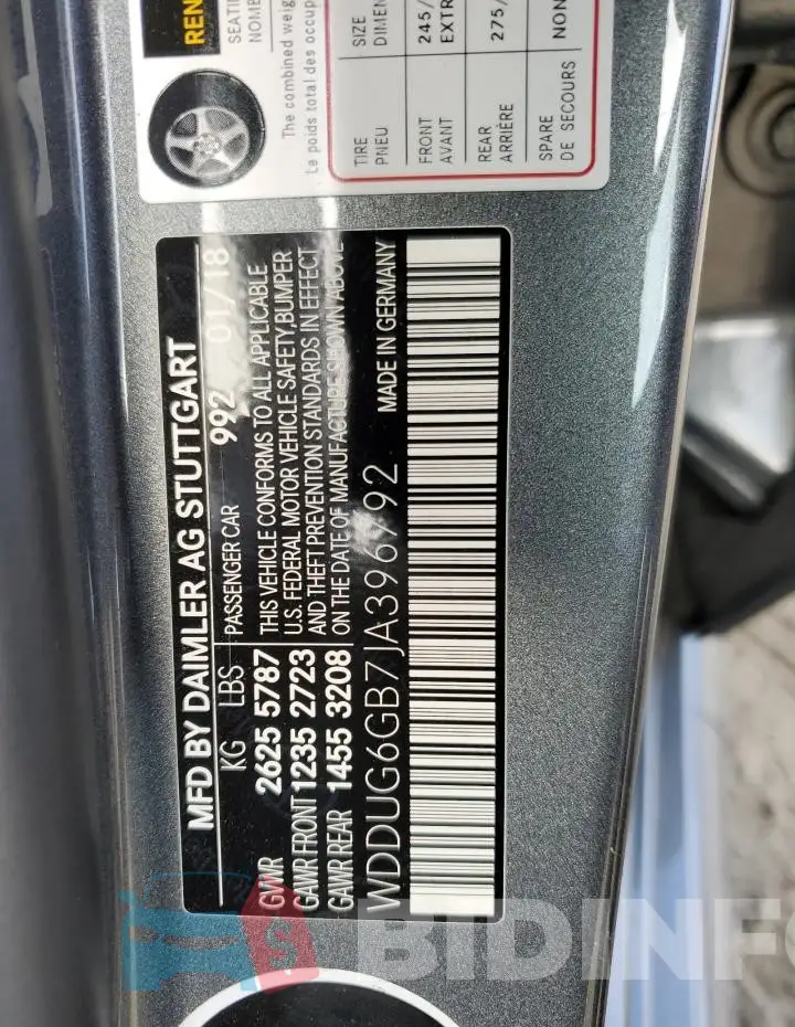 WDDUG6GB7JA396792 Photo# 12