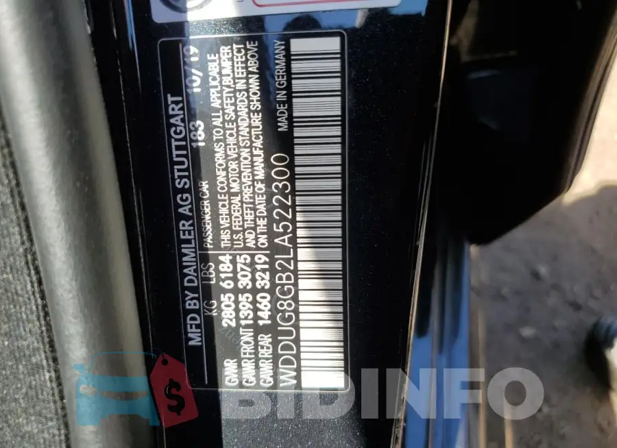 WDDUG8GB2LA522300 Photo# 12