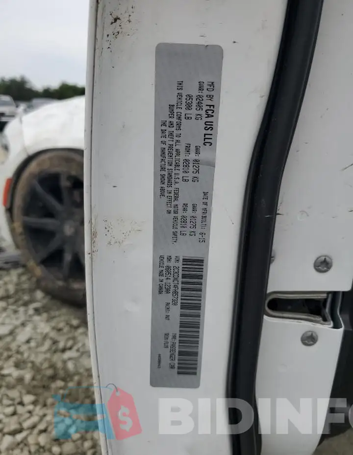 2C3CDXCT4FH857320 Photo# 12