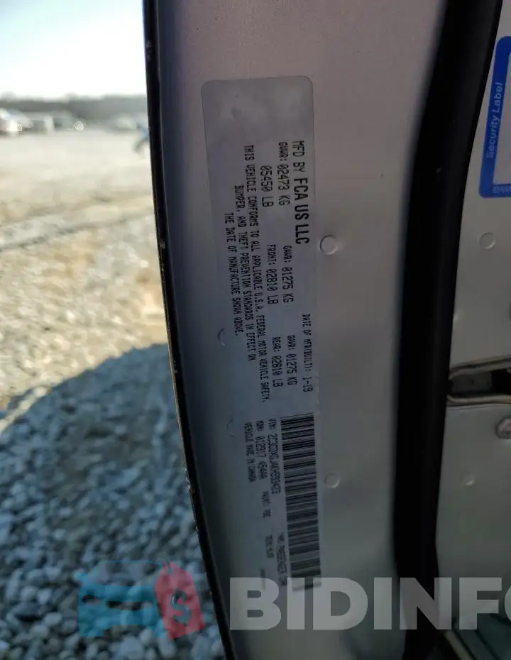 2C3CDXGJ4KH593423 Photo# 12