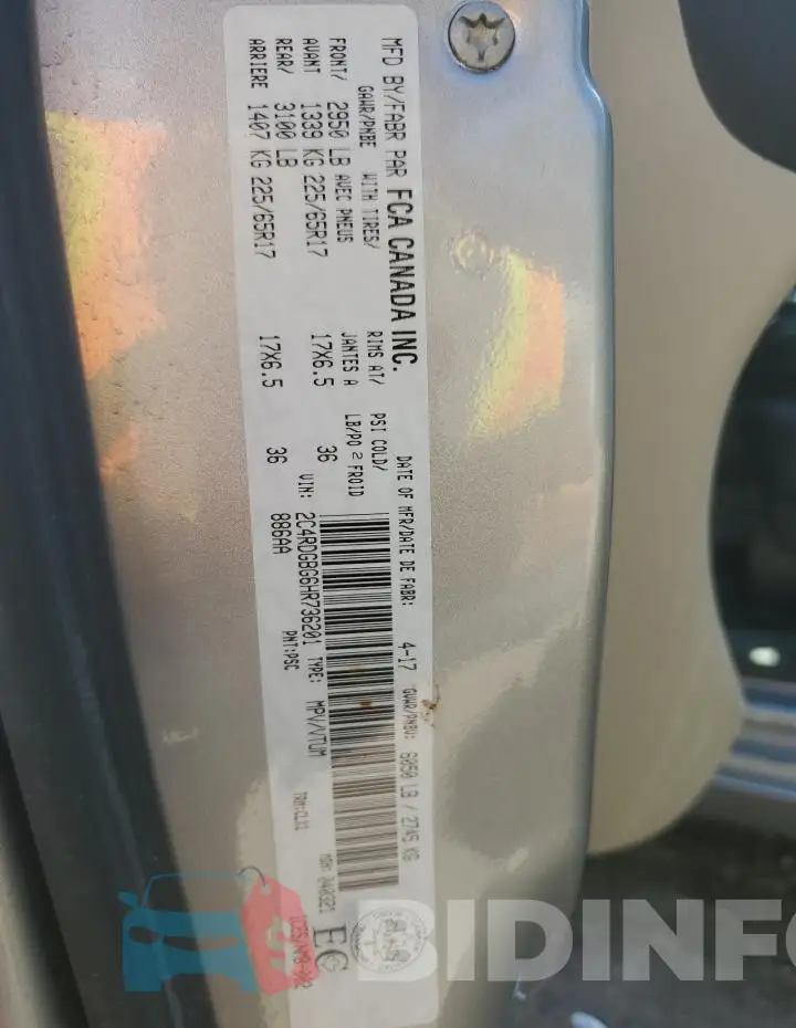 2C4RDGBG6HR736201 Photo# 13