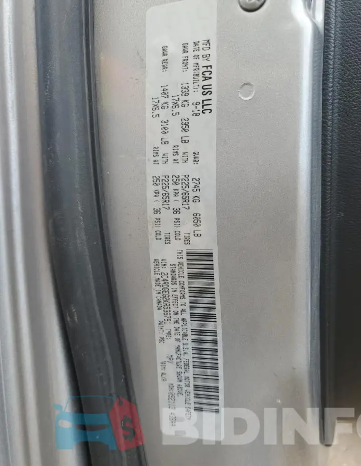 2C4RDGEG2KR536791 Photo# 13