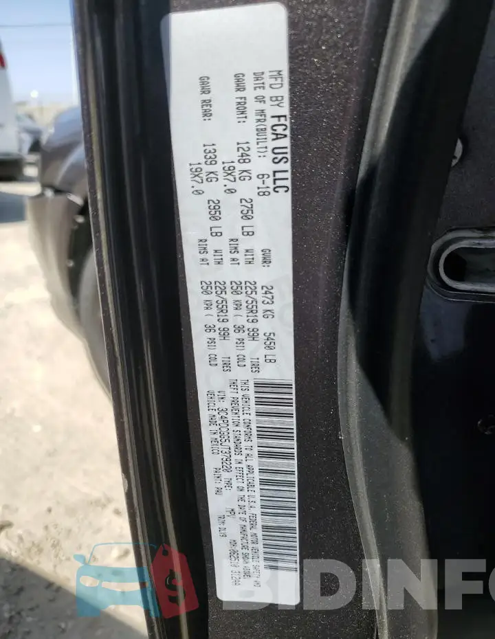 3C4PDCGG5JT379220 Photo# 13