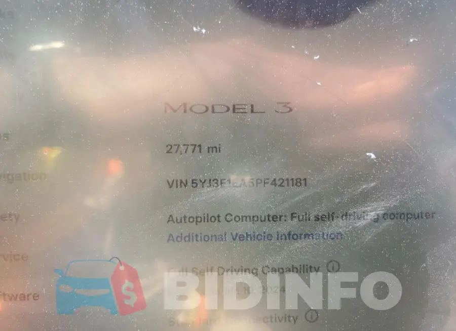 5YJ3E1EA5PF421181 Photo# 9