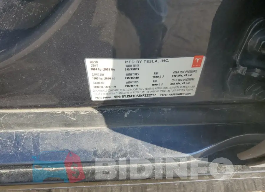5YJSA1E23KF332217 Photo# 12