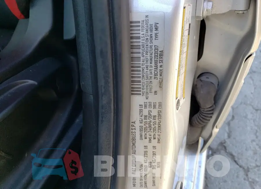 ZFBCFAAHXFZ031317 Photo# 12