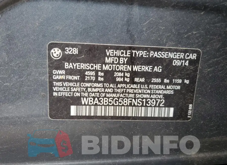 WBA3B5G58FNS13972 Photo# 12