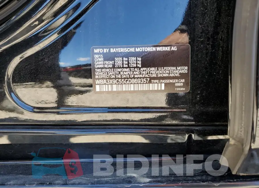 WBA3X9C55GD869357 Photo# 12