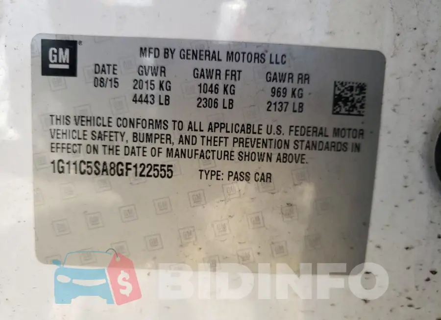 1G11C5SA8GF122555 Photo# 12