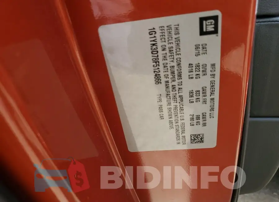 1G1YK3D78F5124866 Photo# 13