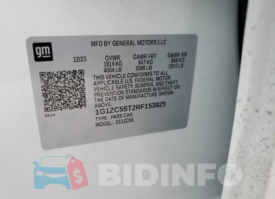 1G1ZC5ST2RF153825 Photo# 13