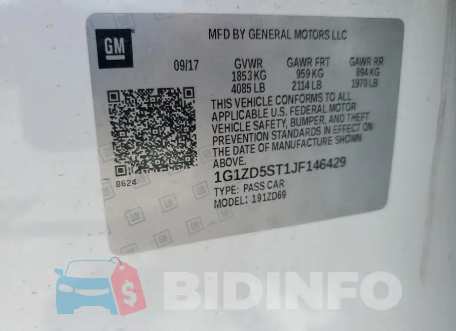1G1ZD5ST1JF146429 Photo# 12