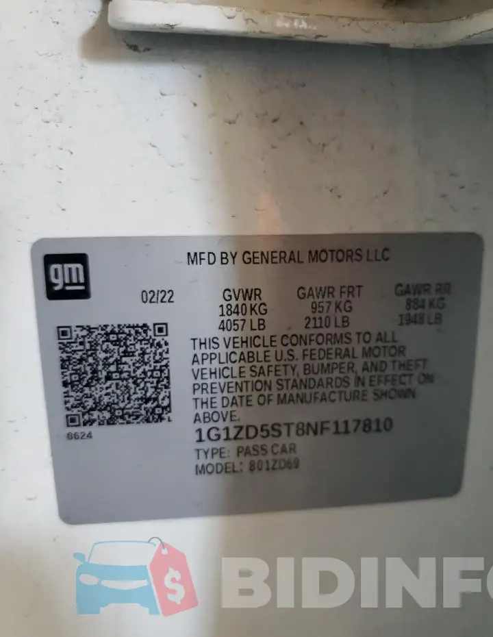 1G1ZD5ST8NF117810 Photo# 12