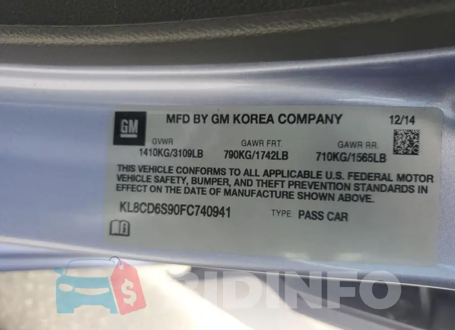 KL8CD6S90FC740941 Photo# 12