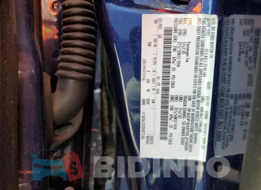 1FADP3H27HL219929 Photo# 12