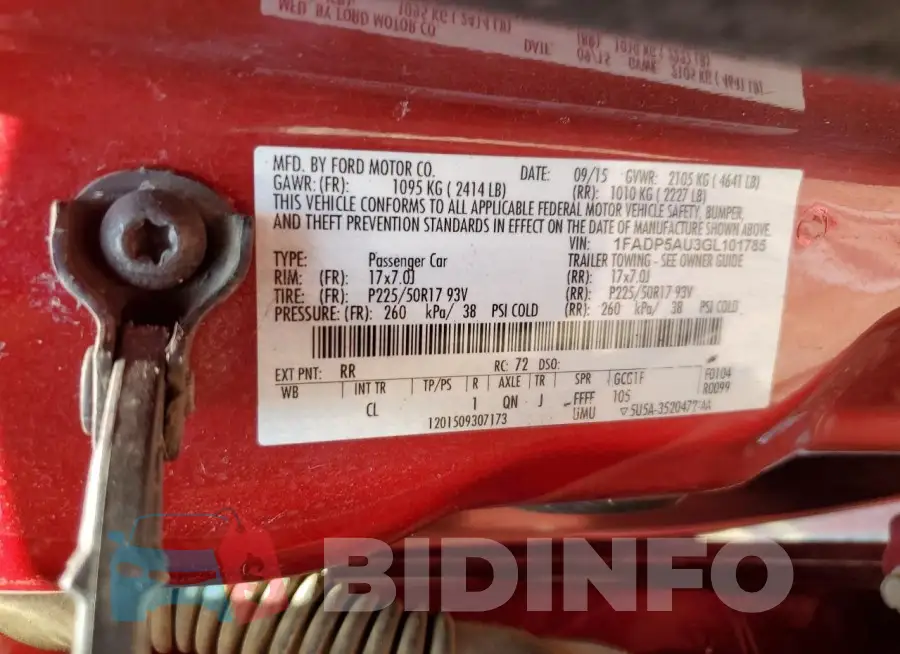 1FADP5AU3GL101785 Photo# 12