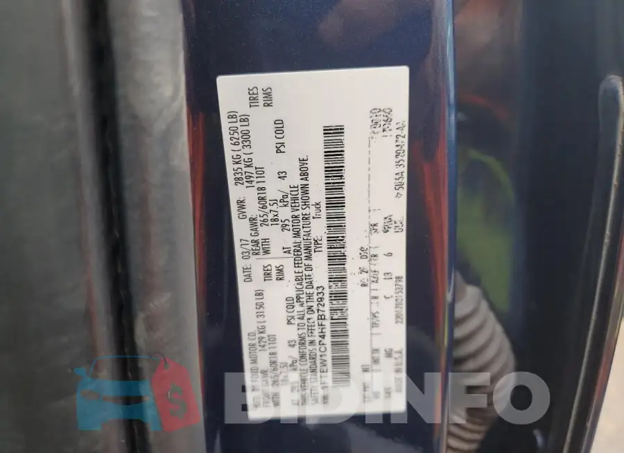 1FTEW1CP4HFB72933 Photo# 12