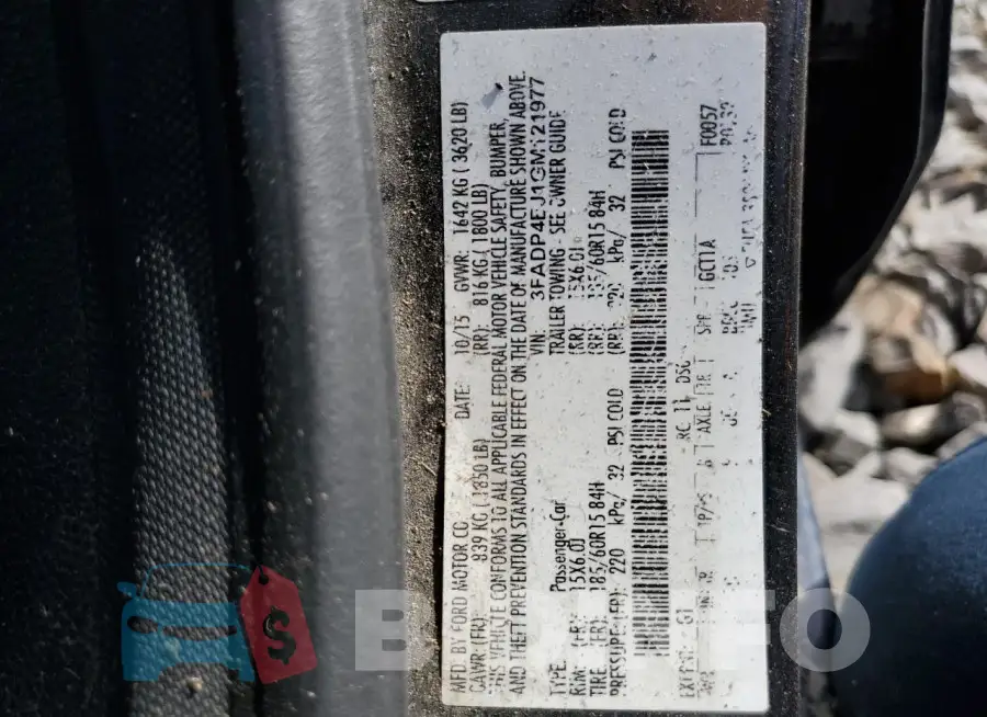 3FADP4EJ1GM121977 Photo# 12