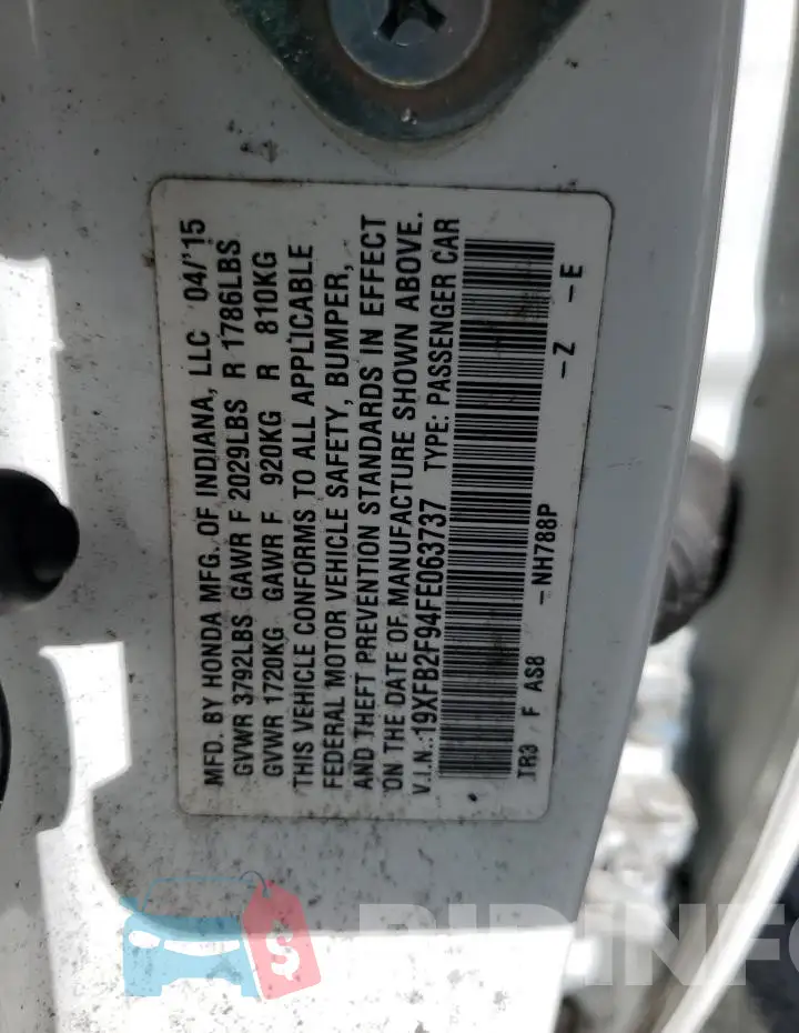 19XFB2F94FE063737 Photo# 12