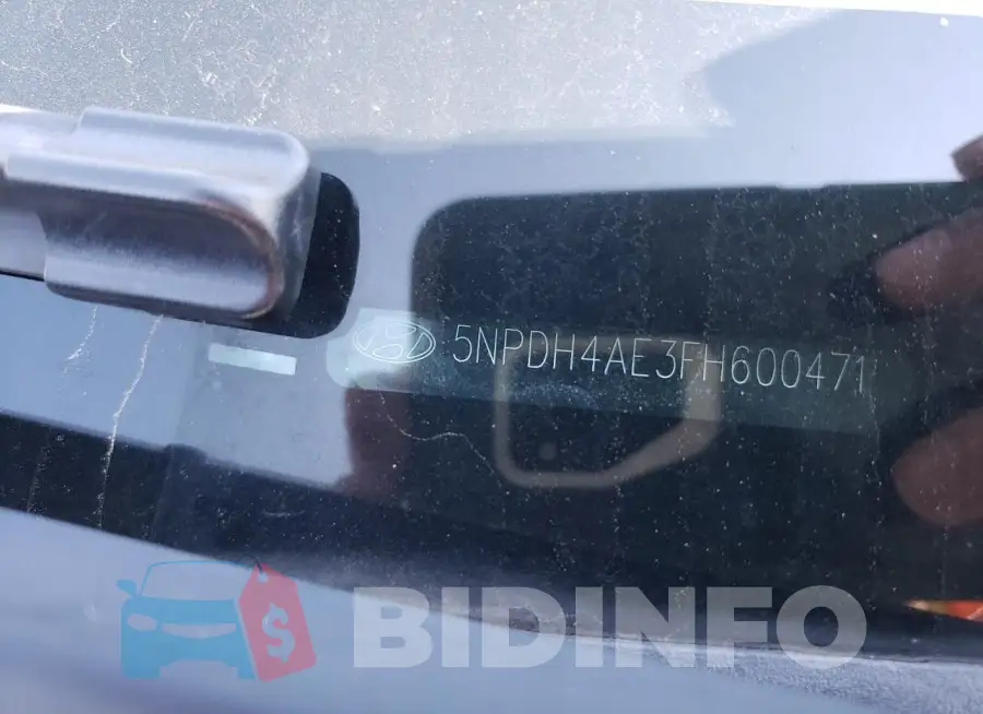 5NPDH4AE3FH600471 Photo# 12