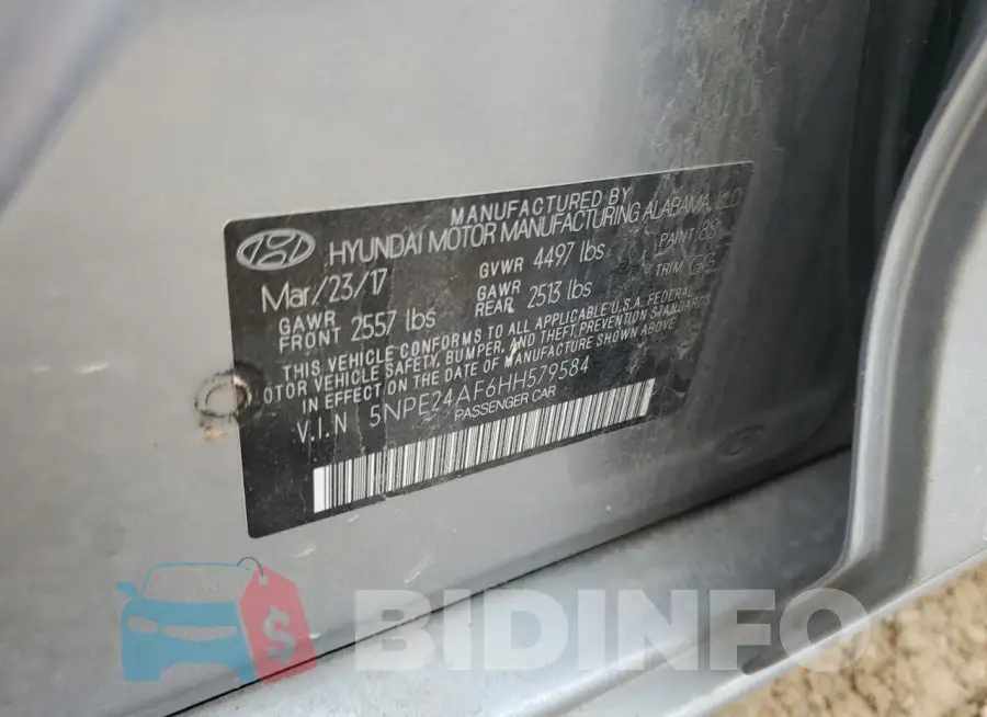 5NPE24AF6HH579584 Photo# 12