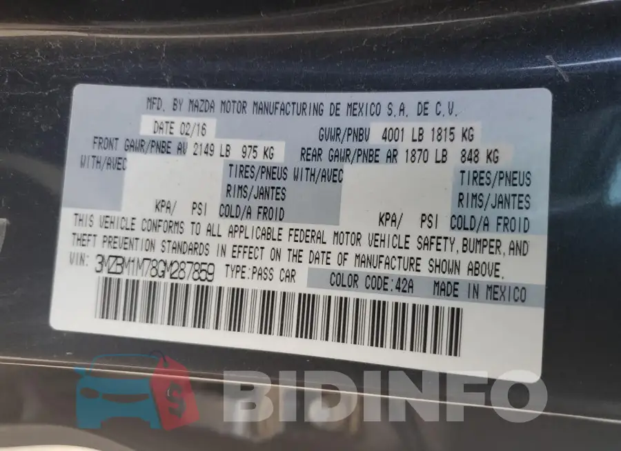 3MZBM1M78GM287859 Photo# 12