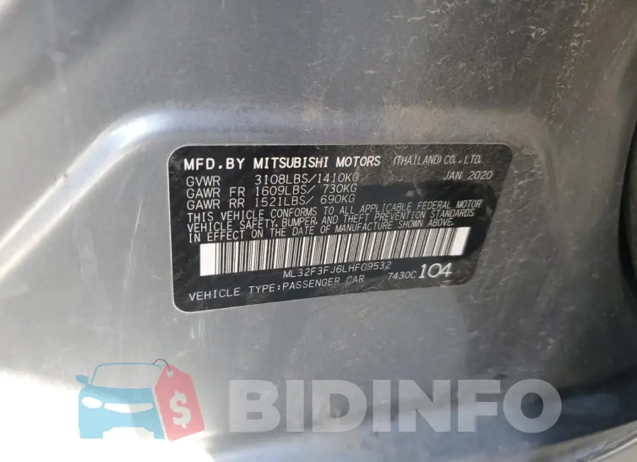 ML32F3FJ6LHF09532 Photo# 12