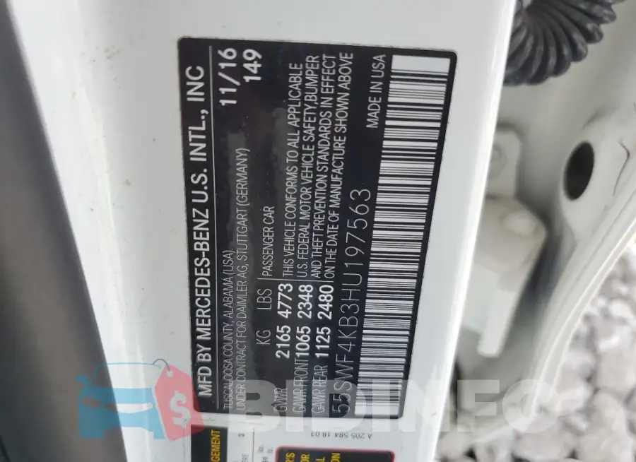 55SWF4KB3HU197563 Photo# 13