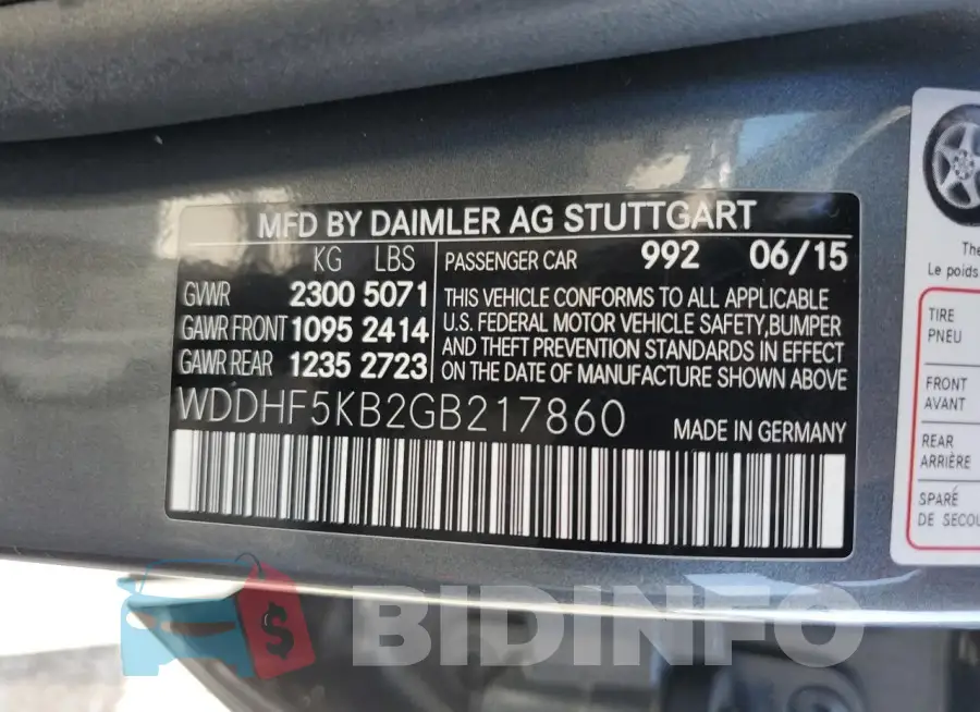 WDDHF5KB2GB217860 Photo# 13