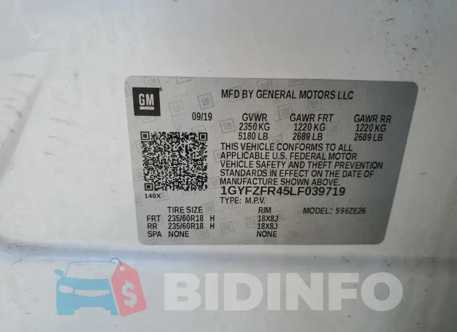 1GYFZFR45LF039719 Photo# 12