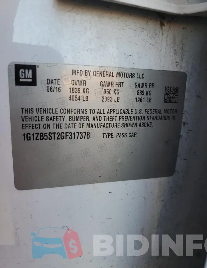 1G1ZB5ST2GF317378 Photo# 12