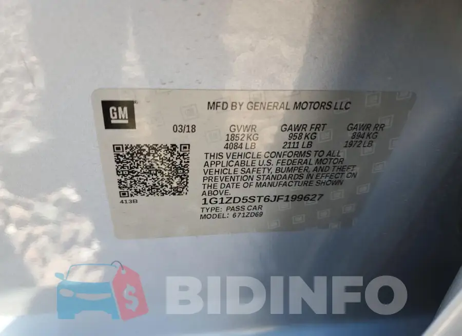 1G1ZD5ST6JF199627 Photo# 12