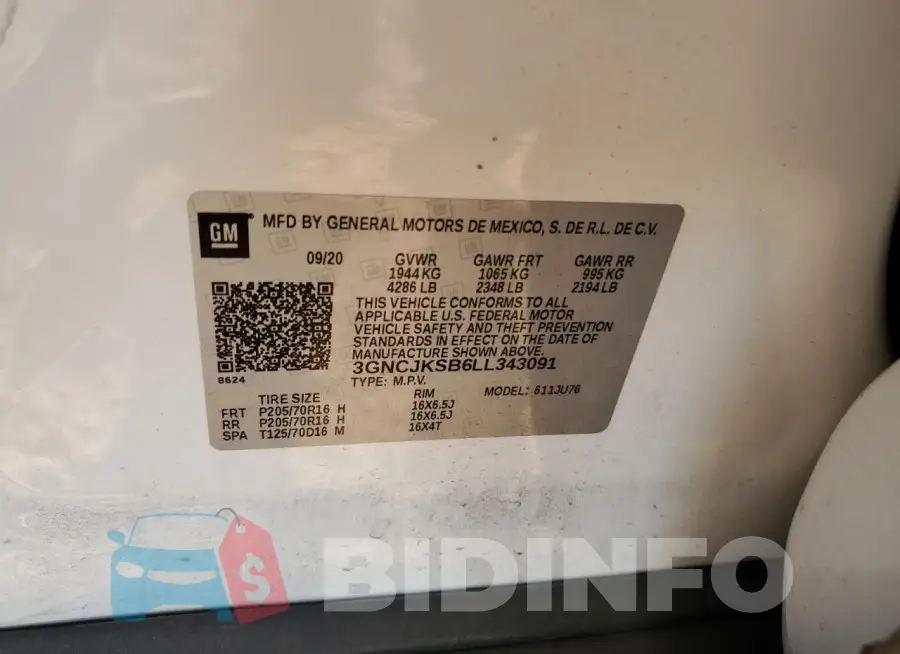 3GNCJKSB6LL343091 Photo# 12