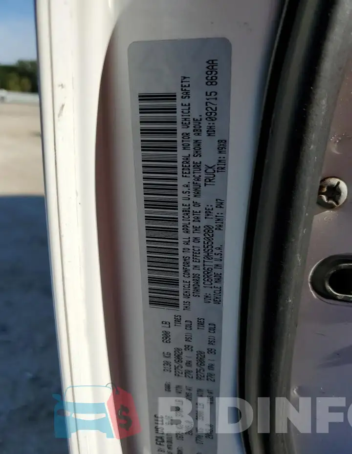 1C6RR6TT0HS550280 Photo# 12
