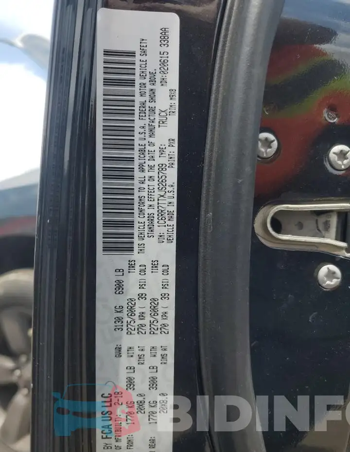 1C6RR7TTXJS265789 Photo# 12