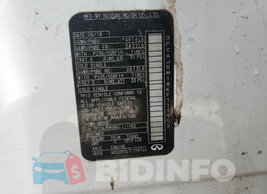 3PCAJ5M18KF111952 Photo# 14