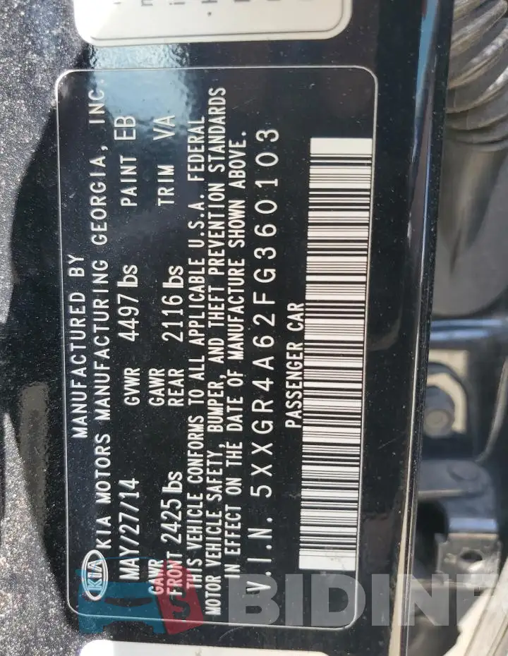 5XXGR4A62FG360103 Photo# 12