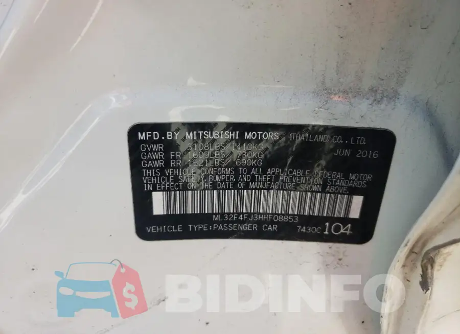 ML32F4FJ3HHF08853 Photo# 12