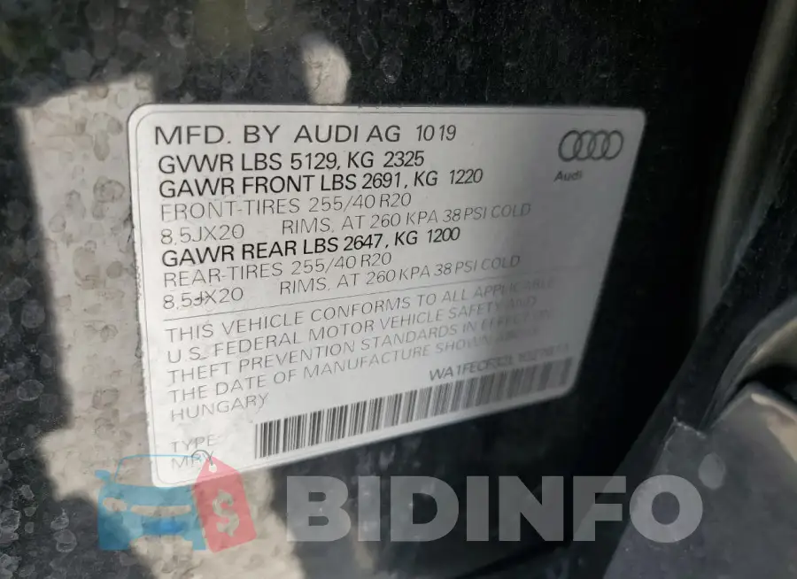 WA1FECF32L1027613 Photo# 13