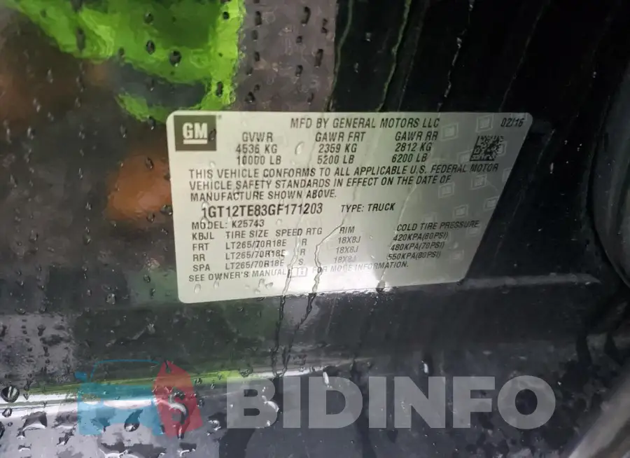 1GT12TE83GF171203 Photo# 12