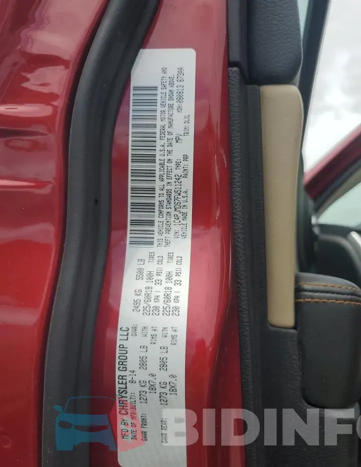 1C4PJMDS7FW511242 Photo# 13